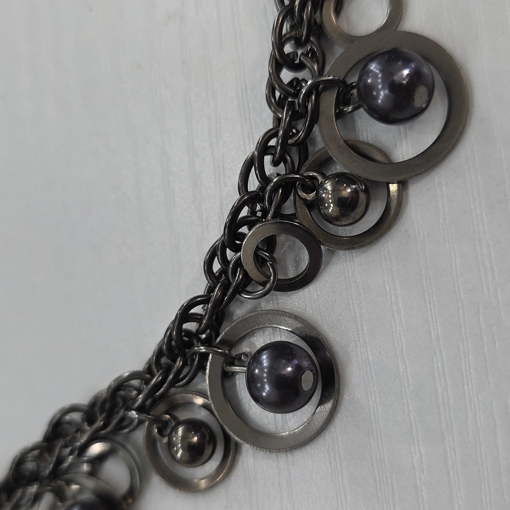 Black and Silver Necklace - Picture 2 of 2